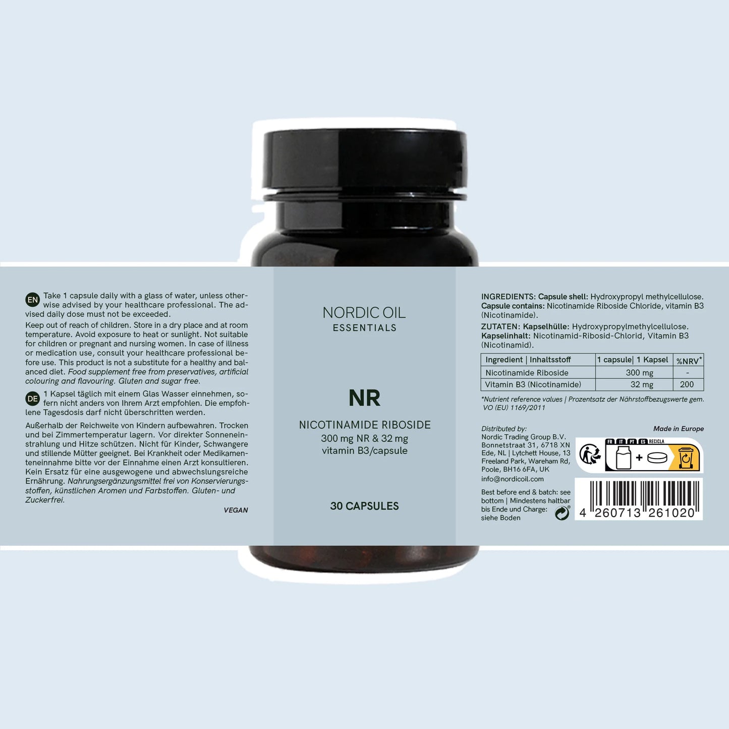Nicotinamide Riboside (NR) Capsules