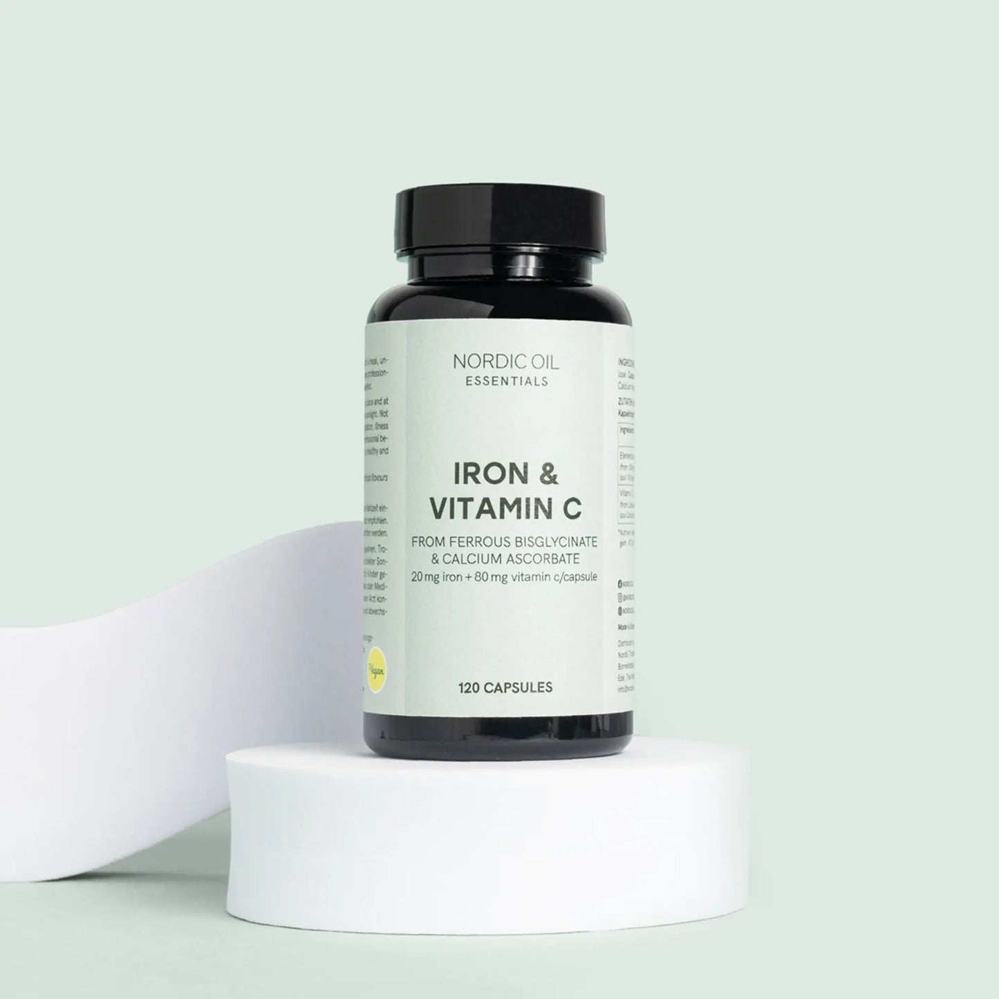 Iron and Vitamin C Capsules