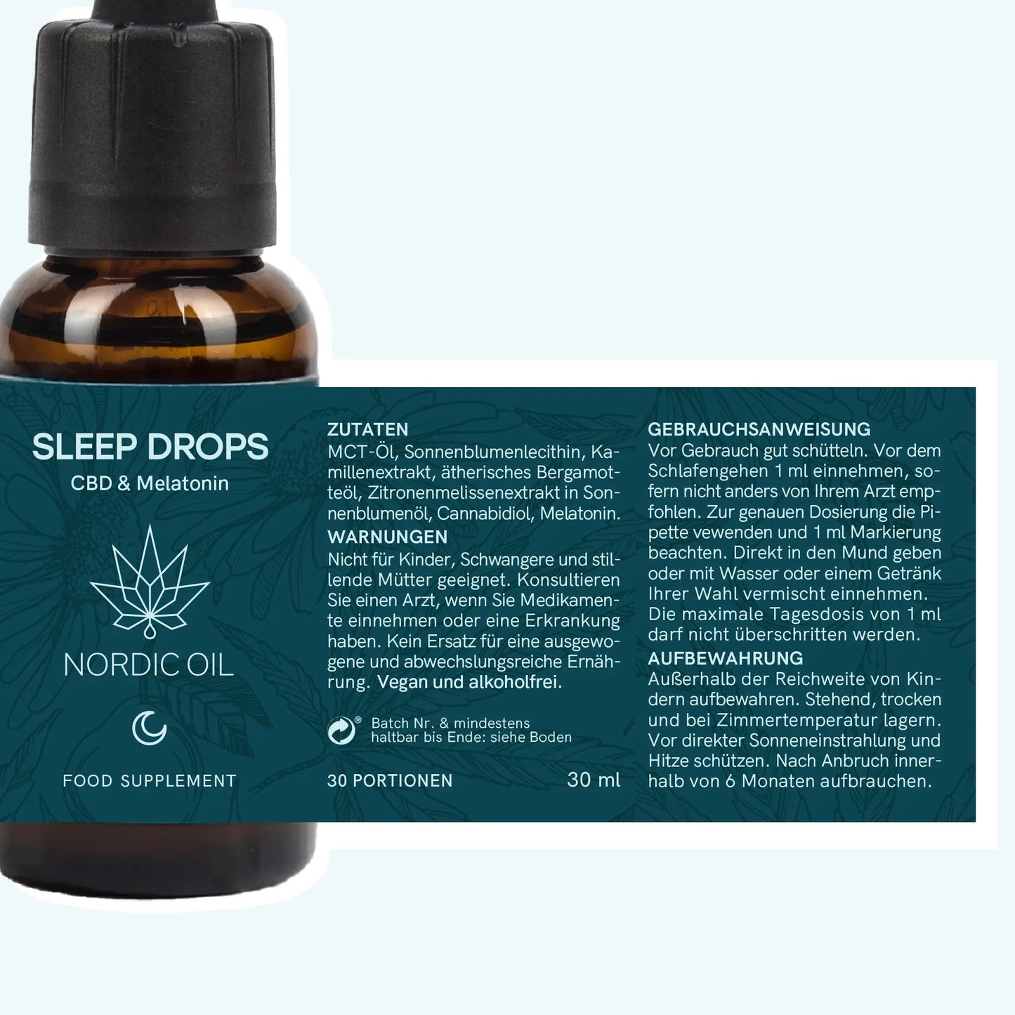CBD Sleep Drops with Melatonin