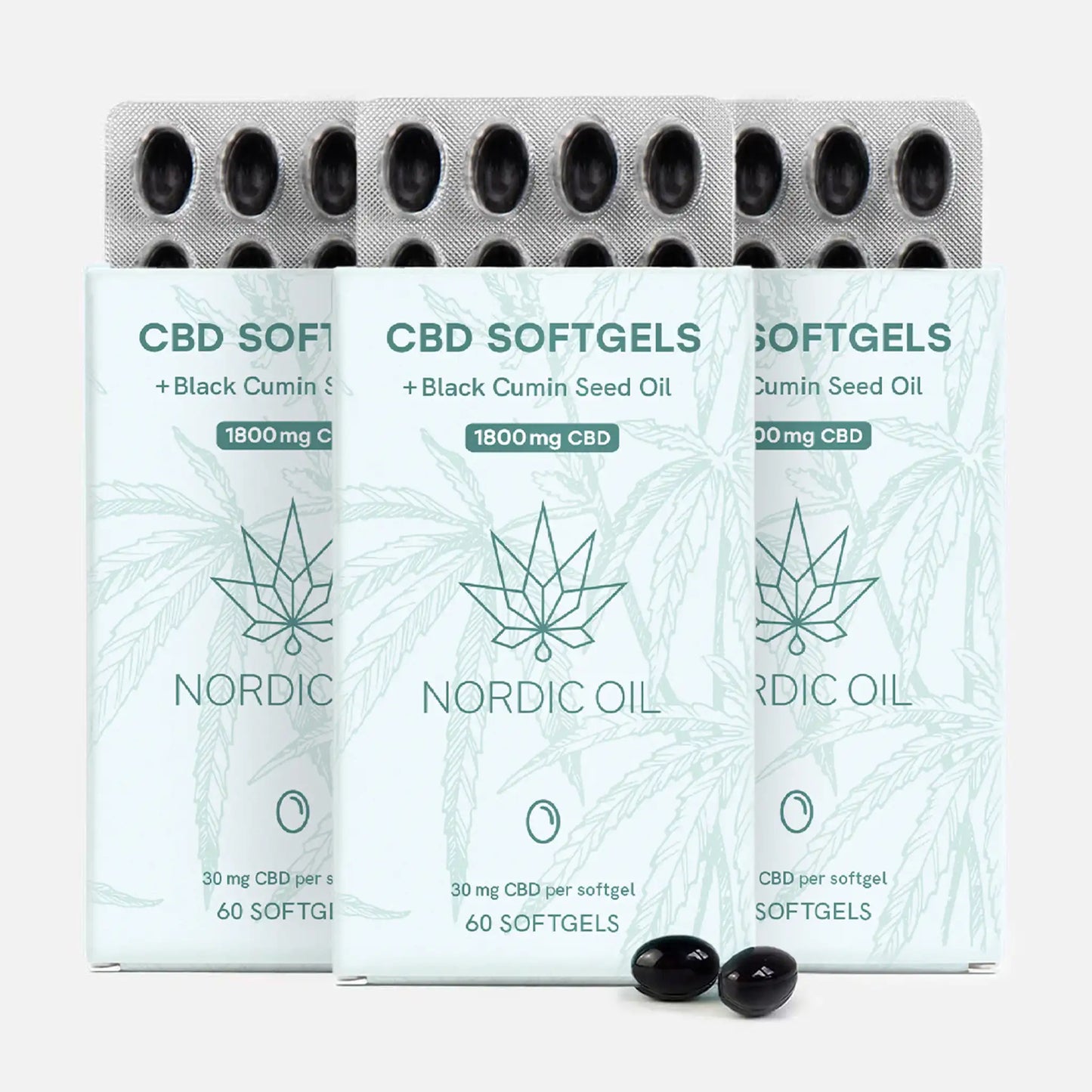 3FOR2: CBD capsules 1800mg