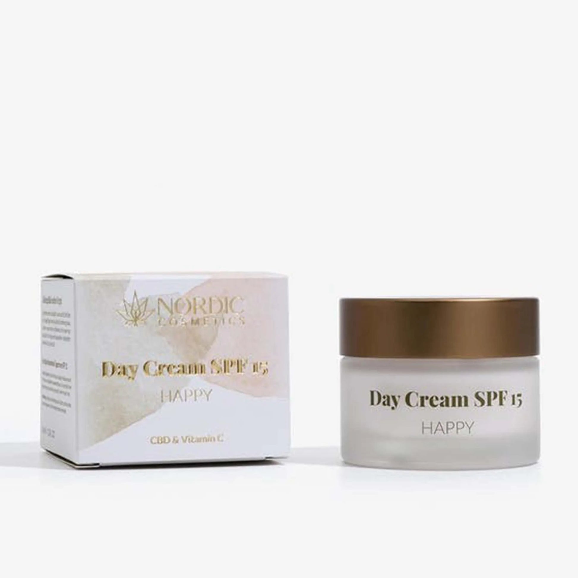 De verpakking en doos van deNordic Cosmetics Dagcrème