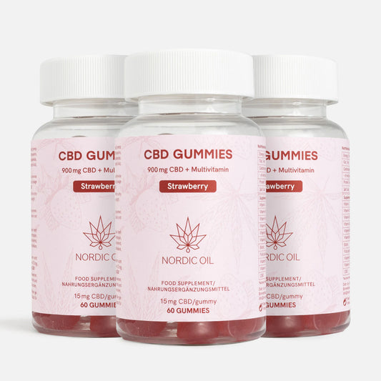 3FOR2: CBD Gummies (900mg) Strawberry