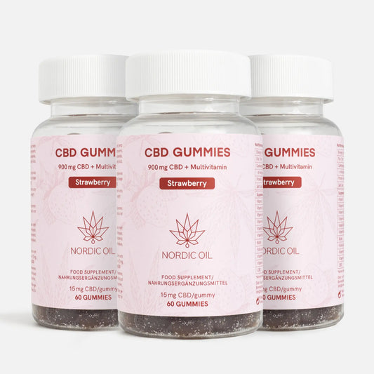 3FOR2: CBD Gummies (900mg) Strawberry