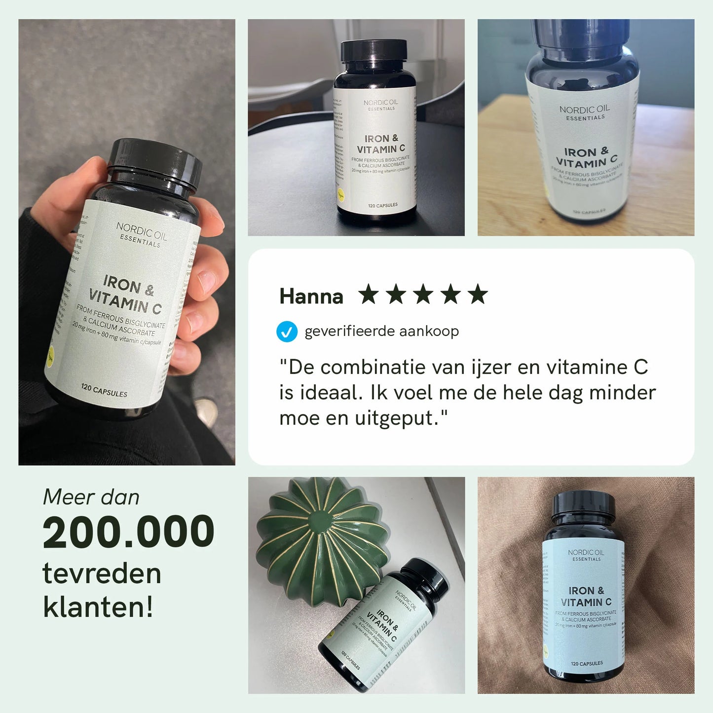 Iron and Vitamin C Capsules