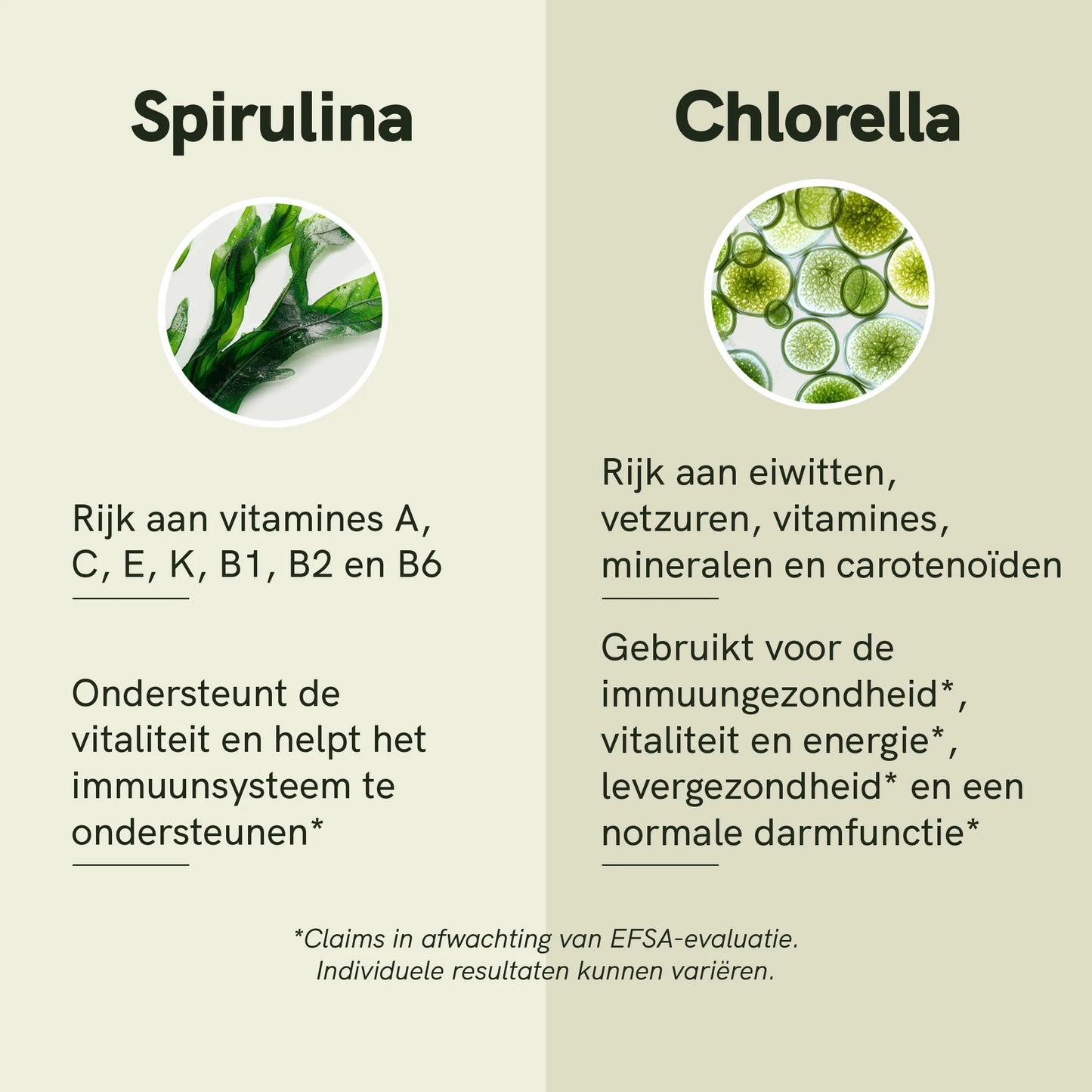 Spirulina-Chlorella-poeder